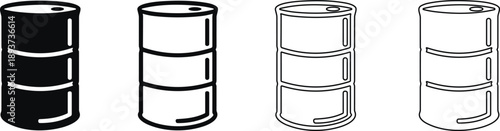 Black Oil Drum container icon set. Barrel icon. oil labels. Oil barrel. Drop icon. Oil drop. Blob symbol. Dribble. Oil tank stocks. Logo template. Gallon fuel. Fuel sign. Gas station