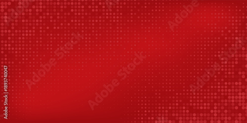 Red diagonal geometric shape with halftone. Modern fiber textured vector eps 10