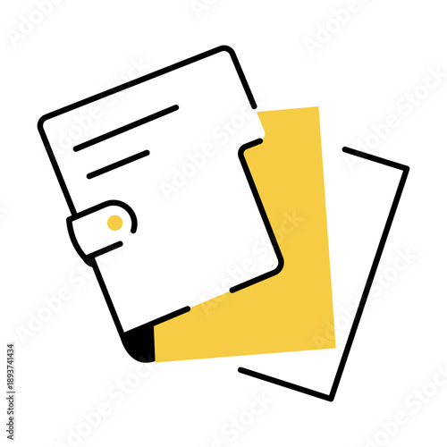 A hand drawn style illustration showing a clock
