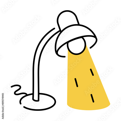 A hand drawn style illustration showing a clock
