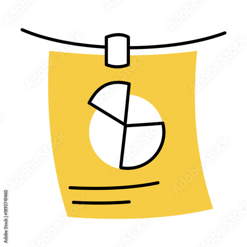 A hand drawn style illustration showing a clock
