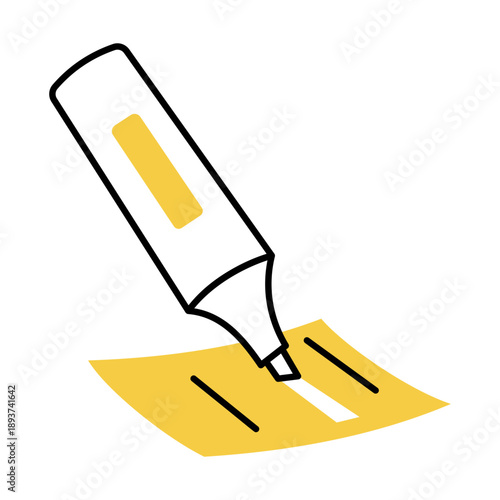 A hand drawn style illustration showing a clock
