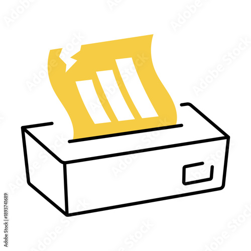 A hand drawn style illustration showing a clock
