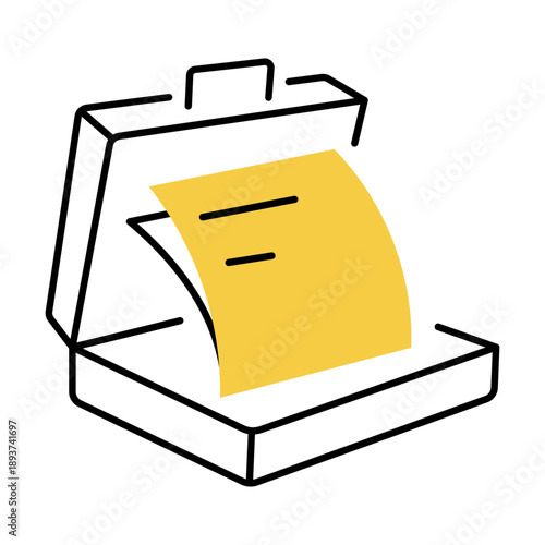 A hand drawn style illustration showing a clock
