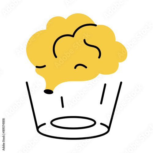 A hand drawn style illustration showing a clock
