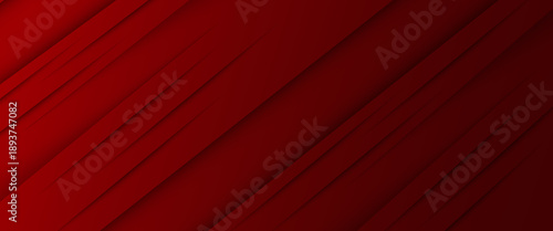 Red line with white architecture futuristic background minimal concept vector illustration subtle design.