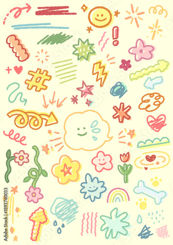 Cute hand Drawing Decoraiong The Sticker 05