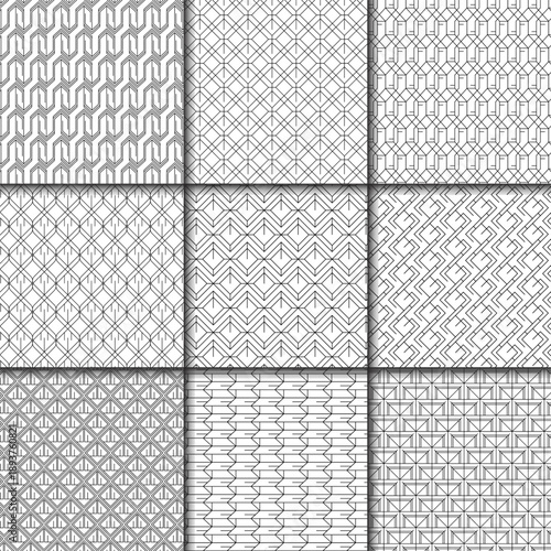 Architectural Geometric Seamless Pattern Collection
Modern Chevron Grid Architectural Patterns
Abstract Modular Architecture Line Patterns