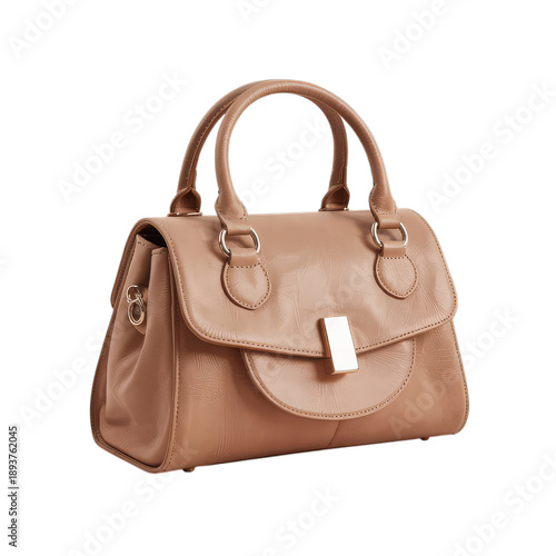 Tan leather handbag with gold clasp tan handbag leather bag