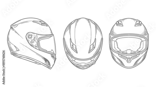Innovative Styles and Safety Gear Illustrations