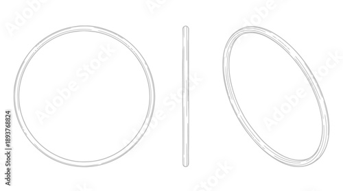 Minimalist Design, 3D Shape, Jewelry, Digital Art, Studio Environment