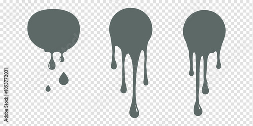 A black and white image of a dripping paint line. Concept of movement and fluidity, as the paint drips down the wall. The contrast between the black