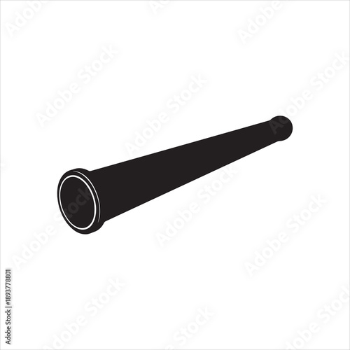  Minimalist Scaffolding Pipe Silhouette Vector Illustration
