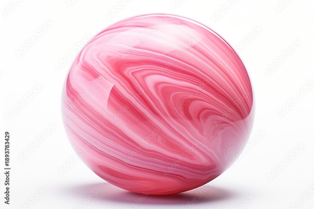 Fototapeta premium Jupiter planet sphere white background science.