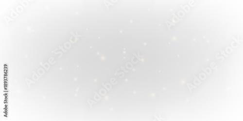Floating golden dust sparkles calmly, creating a warm magical ambiance. Tiny luminous particles drift gently in motion. A subtle dust effect for creative backgrounds. PNG
