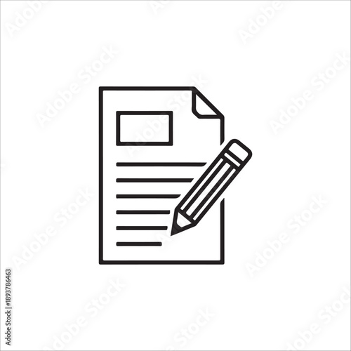 A minimalist composition featuring a thick vertical black line on a stark white background emphasizing simplicity