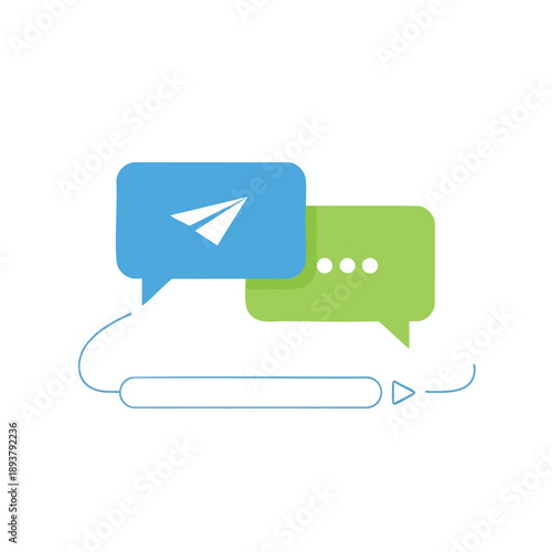 Social Media Messaging Icons