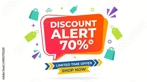 Discount Alert 70% Off, Shopping Deals, Exciting Offers, Online Store