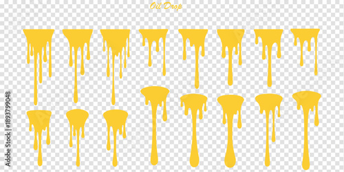 Ink drip and blob paint, splatter and splash set. Black dripping ink. ink seamless pattern. Liquids dripping paint drop. Various dripping black paint