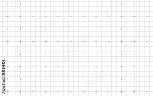 White engineering grid paper background with precise cross marks for technical drawing. engineering, architectural plan symbol. vector illustration.