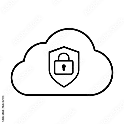 Firewall vector icon. Cybersecurity Illustration sign. Computer antivirus symbol. Data protection logo.