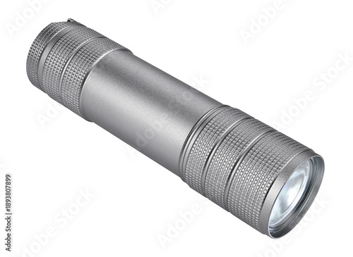 Wallpaper Mural Steel flashlight LED Lamp isolated on a transparent background. Full depth of field. PNG. Torontodigital.ca