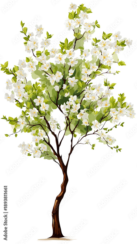 Obraz premium spring tree with flowers