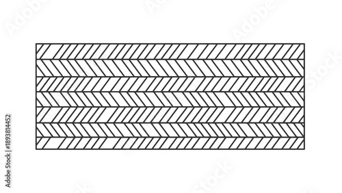 Geometric pattern with parallel lines and angles