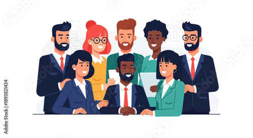 Diverse team collaborating during a business meeting to brainstorm ideas and plan strategies.