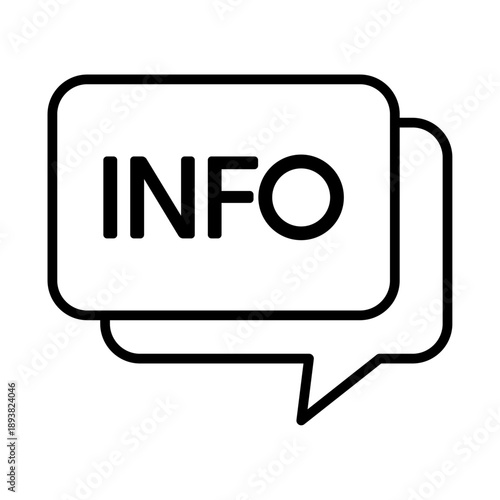 Info Simple Vector Icon Collection  