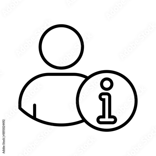 User Info Simple Vector Icon Collection  