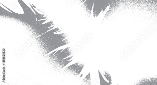 Bright light explosion with abstract white and gray texture.
