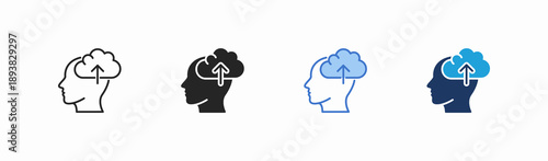 Set of innovation icon collection in multiple style. Icon suitable for web and mobile application