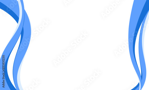 abstract blue wave background card decoration presentation illustration vector