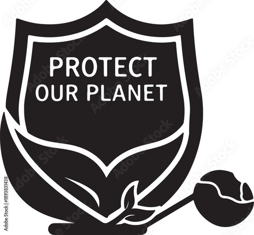 Protect our planet shield