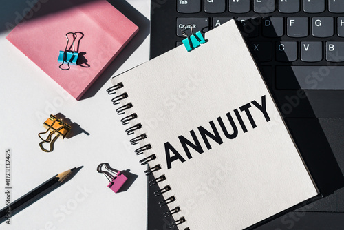 Annuity Notebook on Business Background