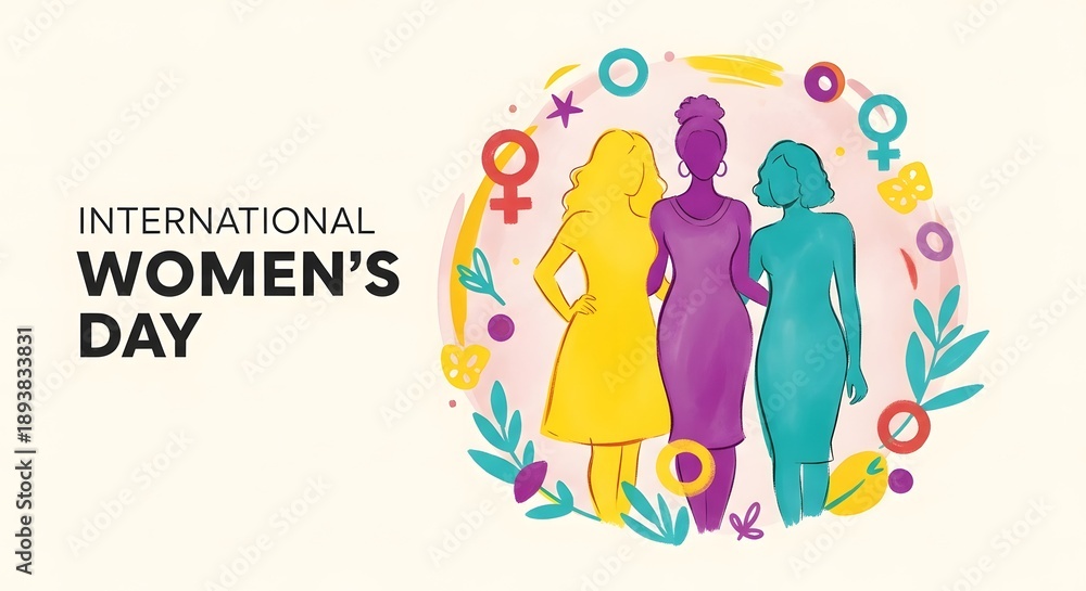 Fototapeta premium International women's day celebrations empowering women worldwide