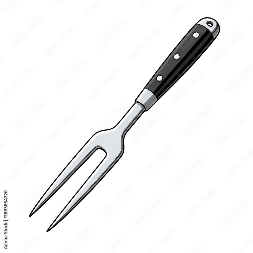 Obraz premium kitchen knife isolated on white