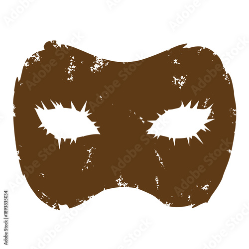 Brown sleep mask with eye holes  sleeping mask for rest and relaxation