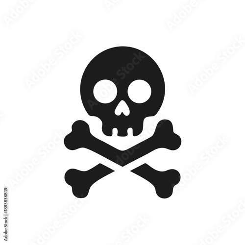 An illustration of the skull and crossbones. Danger.