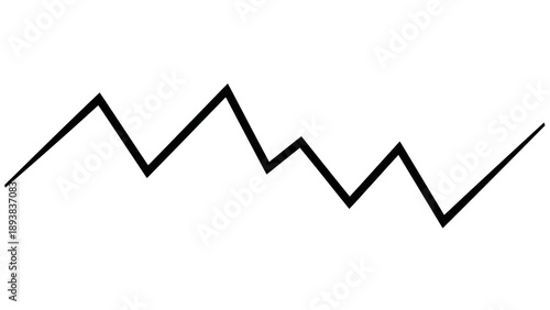 Simple black line graph on white background