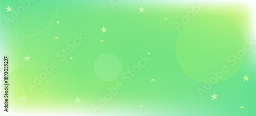 Light yellow and green abstract geometric background with gradient colors and circular shapes. Perfect for modern designs, posters, banners, wallpapers, and digital projects.