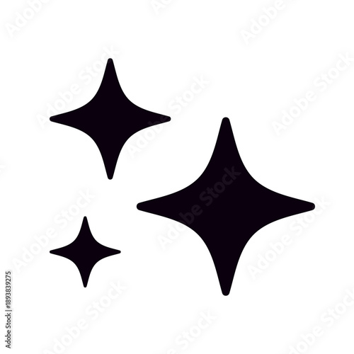 AI generate icon. Artificial intelligence. AI sparkle star