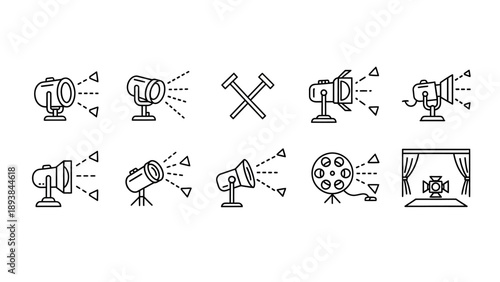 Film lighting equipment and tools 1.