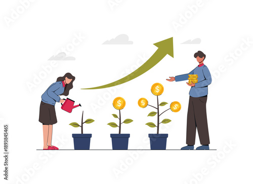 Investment and Finance Illustration Pack