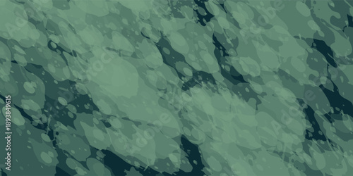 Green gradient watercolor background with clouds texture. Dark green watercolor smoke painting background.Vector illustration art concept Eps 10