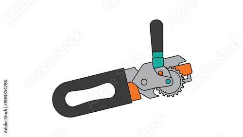 Plastic Pipe Cutter Tool Closeup.