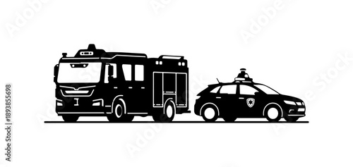 Autonomous Vehicle Silhouettes