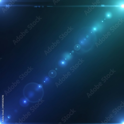 Wallpaper Mural Radiant Blue Light Streaks on a Dark Background. Torontodigital.ca