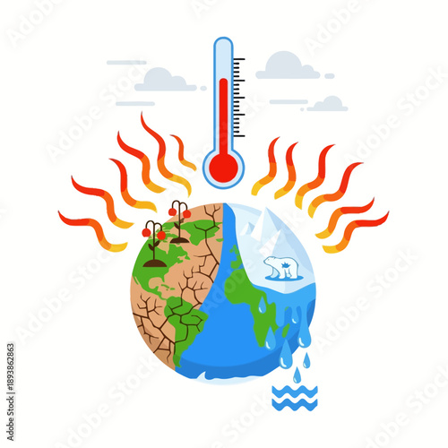 Climate Change: Earth's Climate Crisis - Global Warming & Melting Ice Caps